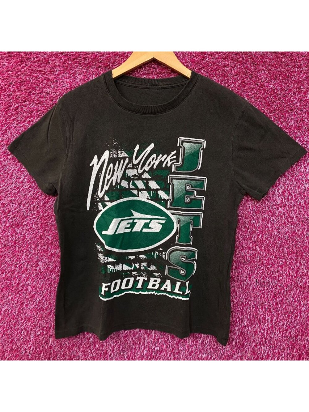 Junk Food Clothing New York Jets MVP Vintage Style Tee Medium